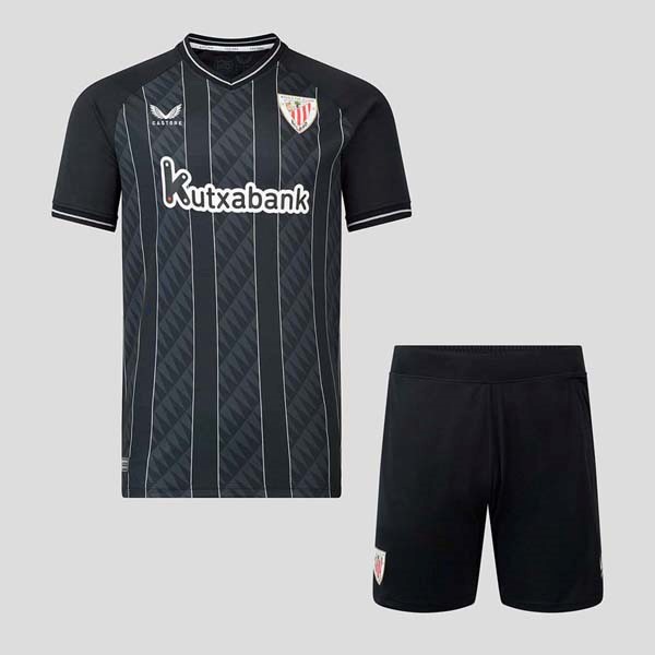 Trikot Athletic Bilbao Torwart Kinder 2023-2024 Schwarz